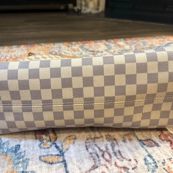 Louis Vuitton Graceful Mm hobo blue and white used once. Designer luxury - Picture 8 of 9